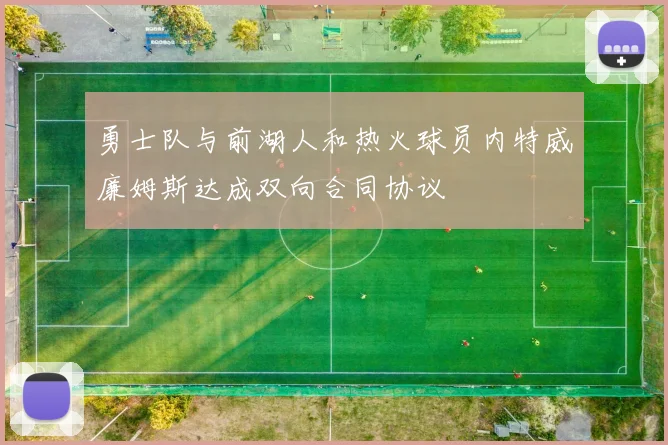 勇士队与前湖人和热火球员内特威廉姆斯达成双向合同协议